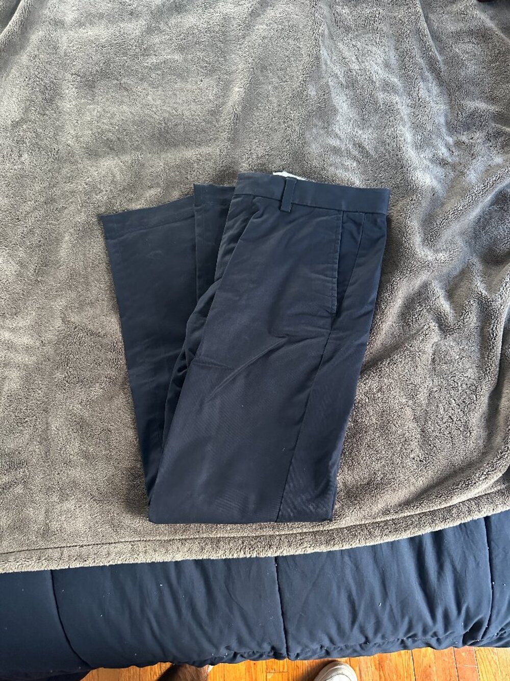 Men’s Navy Chino Pants Size [30x32] Slim/Straight Fit Casual Dress Pants